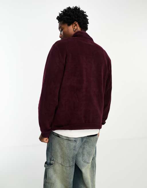 Lyle and discount scott burgundy hoodie