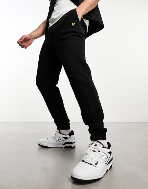 Lyle and scott black 2024 joggers