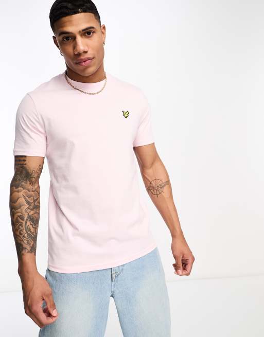 Lyle & Scott icon logo t-shirt in light pink | ASOS