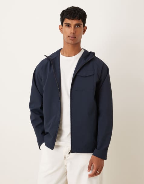 Lyle & Scott Jackets hooded shell jacket in z271 dark navy - view 1
