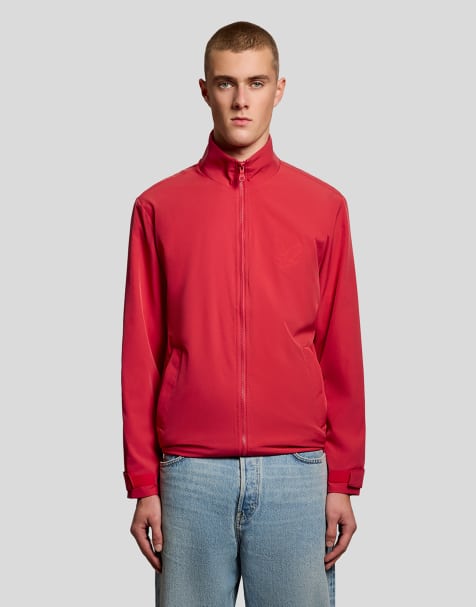 Lyle & Scott Jackets keyline windbreaker jacket in y132 cherry red - view 1