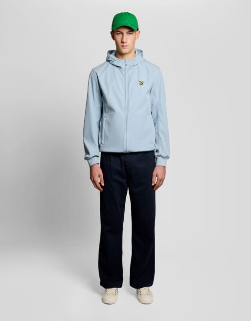 Lyle & Scott Jackets mesh back softshell jacket in w596 opal blue, 2 of 5