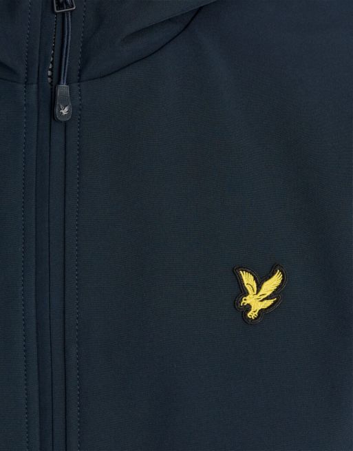 Lyle & Scott Jackets sports mesh back softshell jacket in z271 dark navy, 6 of 6