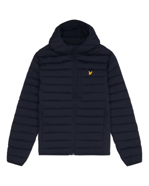 Lyle & Scott Jackets stretch lightweight quilted jacket in z271 dark navy - view 1