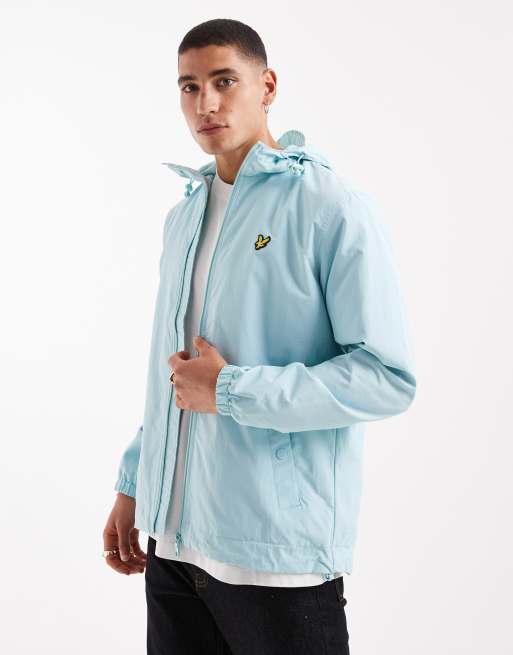 Lyle & Scott Jackets zip through hooded jacket in x580 future blue