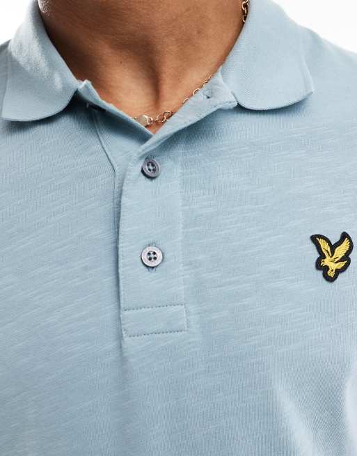 Lyle & Scott – Jasnoniebieska koszulka polo z logo, 2 z 4
