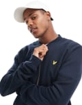 [Lyle & Scott] Lyle & Scott jersey bomber jacket in navy S Navy