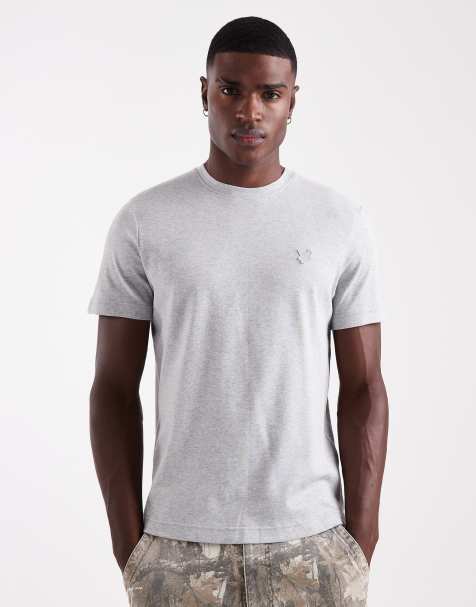 Lyle & Scott   jersey t-shirt in  light grey marl   