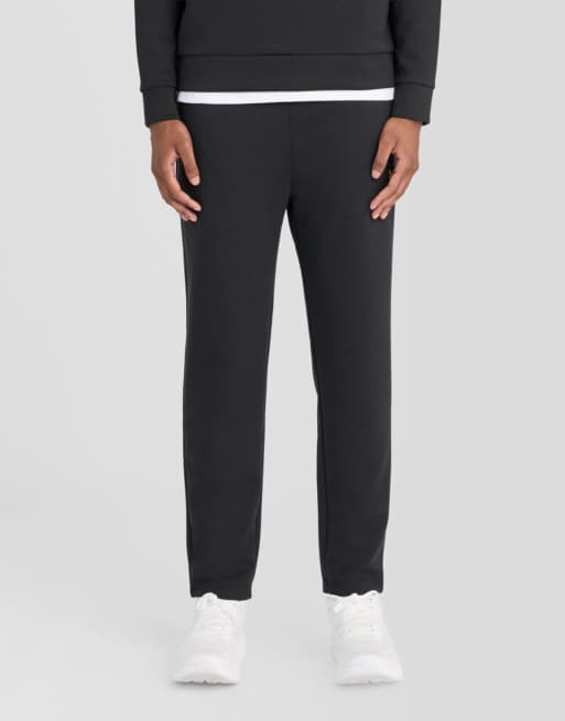 Lyle & Scott - joggers de neopreno de talle medio en negro azabache, 2 de 6