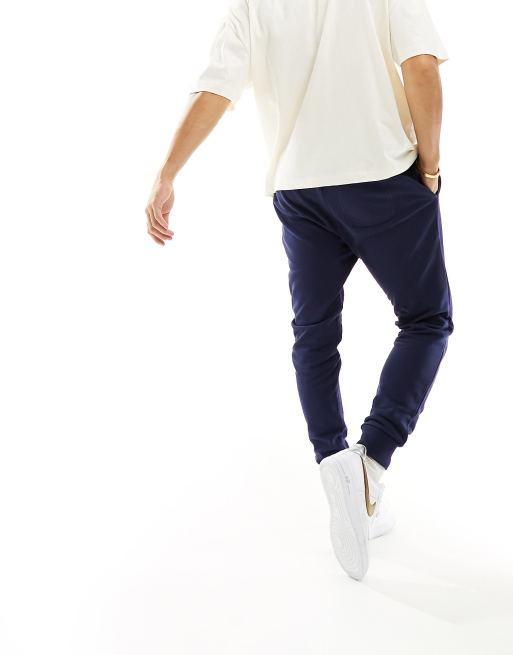 Lyle & Scott – Jogginghose mit schmalem Schnitt in Marineblau    , 3 von 5