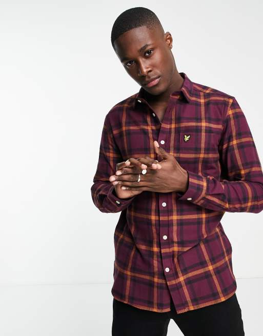 Lyle & Scott – Karohemd in Rost