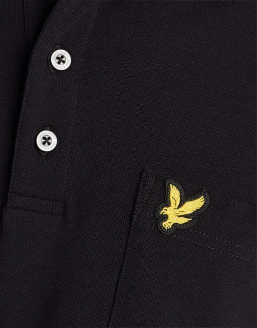 Lyle & Scott Kurzarm-Poloshirt aus Piqué-Interlock in W835 lacquer, 6 von 6