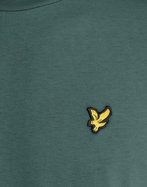 Lyle & Scott Kurzarm-T-Shirt, schlicht, in Silbergrün, 6 von 6