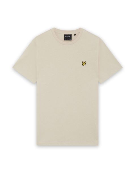 Lyle & Scott kurzärmeliges Basic-T-Shirt in Walnussbeige - view 1