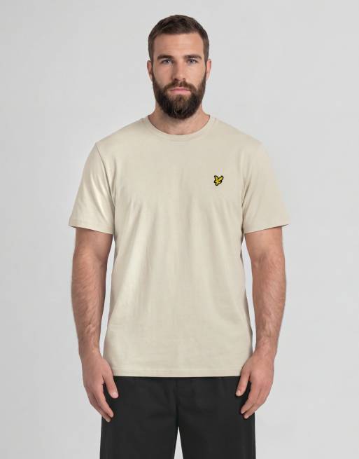 Lyle & Scott kurzärmeliges Basic-T-Shirt in Walnussbeige, 2 von 6