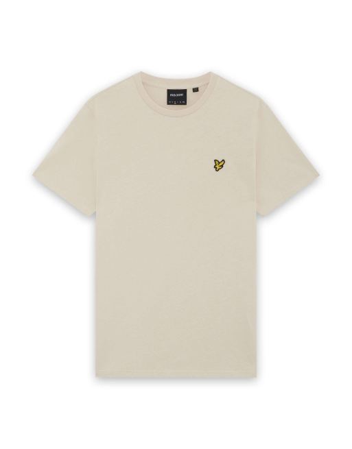 Lyle & Scott kurzärmeliges Basic-T-Shirt in Walnussbeige, 6 von 6