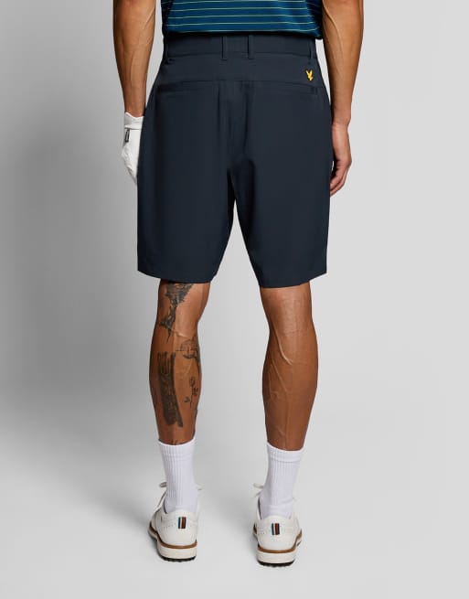 Lyle & Scott – Leichte Golf-Funktionsshorts in dunklem Marineblau, 4 von 6