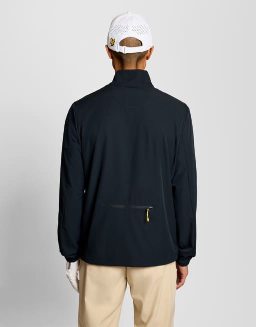 Lyle & Scott licht golfjack dat opvouwbaar is in z271 donker marineblauw, 6 van 7