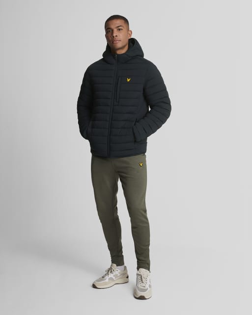Lyle & Scott - Lichtgewicht gewatteerd jack met stretch in donker marineblauw, 3 van 5