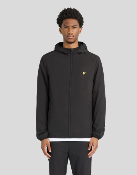 Lyle & Scott Light jackets active wind breaker jacket in z865 jet black - view 1