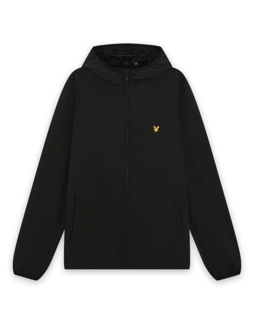 Lyle & Scott Light jackets active wind breaker jacket in z865 jet black, 5 of 6