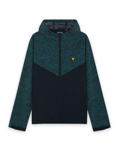 Lyle & Scott Light jackets mid-weight panelled jacket in y397 dark navy/ mediterranea - view 1