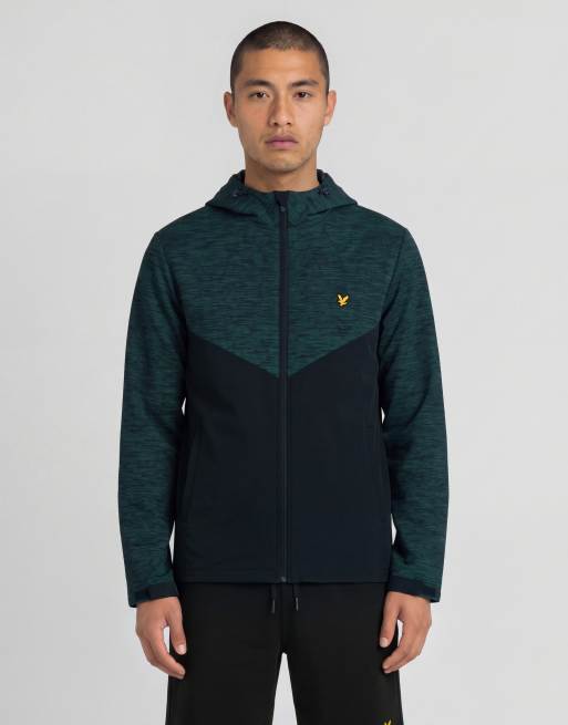 Lyle & Scott Light jackets mid-weight panelled jacket in y397 dark navy/ mediterranea, 2 of 6