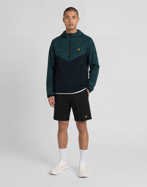 Lyle & Scott Light jackets mid-weight panelled jacket in y397 dark navy/ mediterranea, 3 of 6