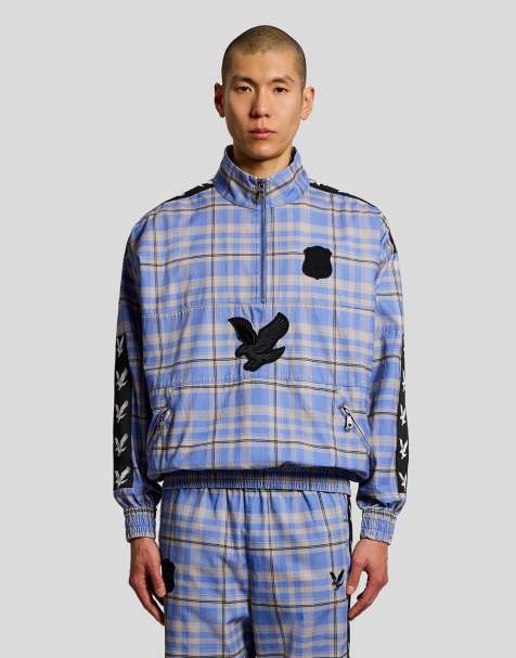 Lyle & Scott Light jackets nowhere fc track jacket in y226 bonnet blue - view 1