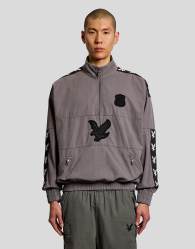 Lyle & Scott Light jackets nowhere fc track jacket in y227 washed grey