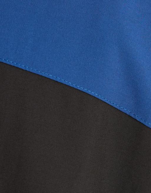 Lyle & Scott Light jackets panelled windbreaker jacket in y393 jet black/ navy peony, 6 of 6