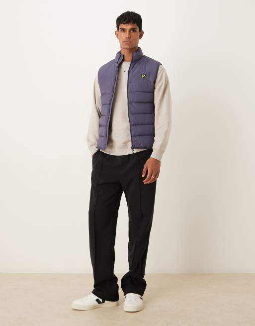 Lyle & Scott Light wadded gilet in graystone  , 2 of 5