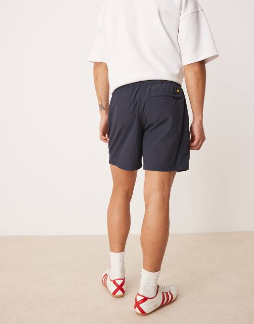 Lyle & Scott lightweight ripstop shorts in navy, 3 of 5