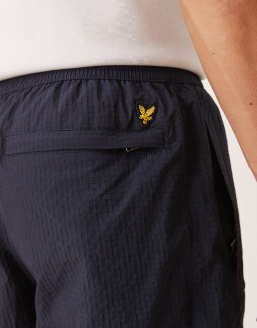 Lyle & Scott lightweight ripstop shorts in navy, 5 of 5