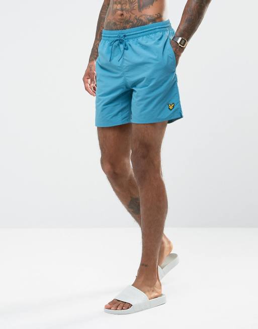 Lyle & Scott – Ljusblå badshorts