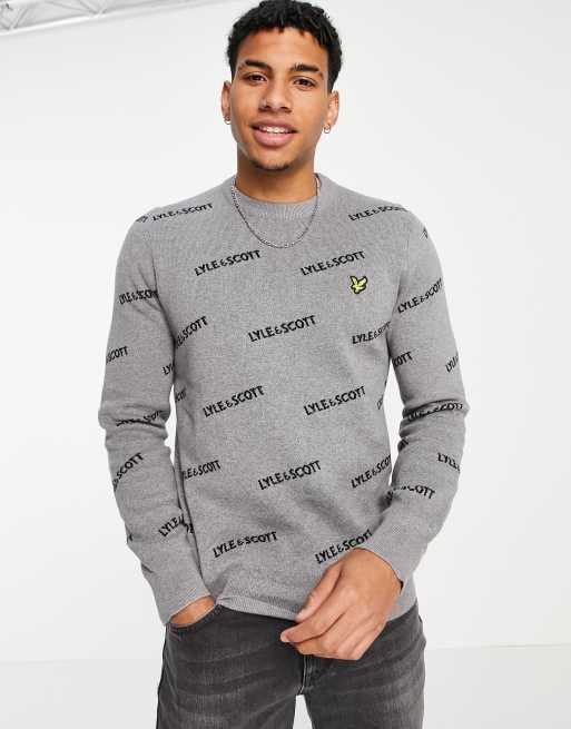 Lyle and clearance scott jumper grey