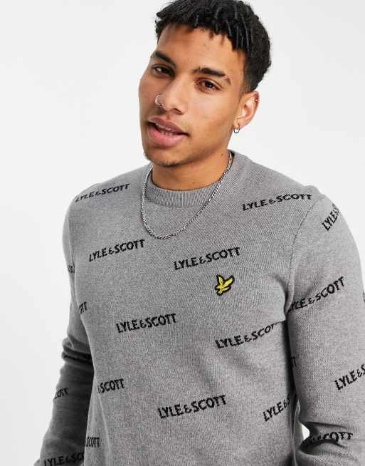 Grey lyle shop and scott jumper