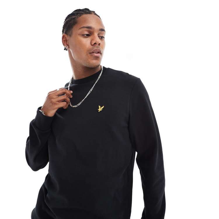 Lyle Scott logo sweatshirt in black