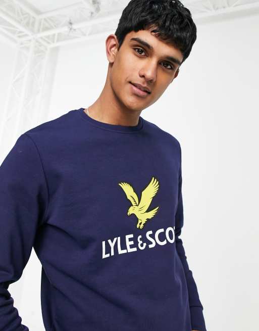 Lyle and 2024 scott sweatshirt navy