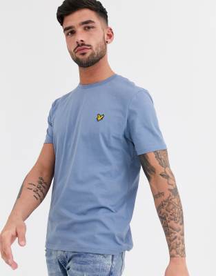 Lyle & Scott logo t-shirt in blue - view 1