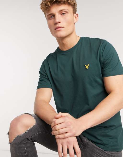 Lyle and scott store khaki t shirt