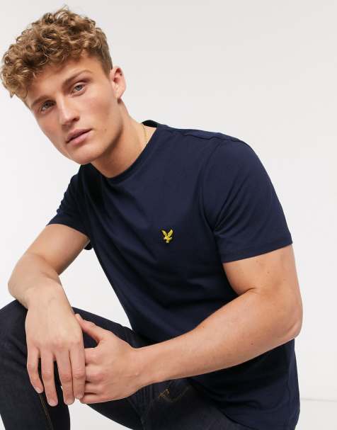 lyle and scott navy tshirt