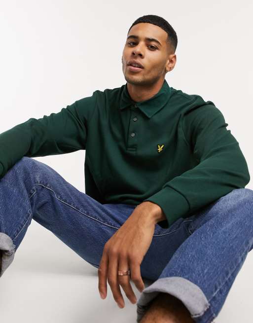 Lyle and scott polo lange mouw hot sale