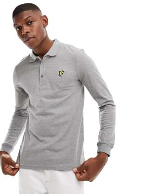 Lyle and scott long sleeve best sale polo shirt