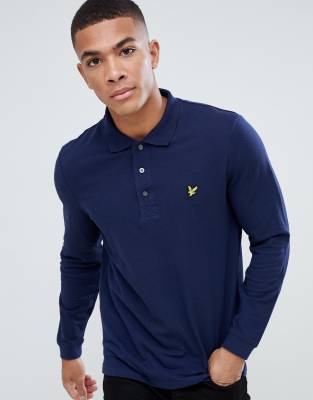 lyle and scott long sleeve polo