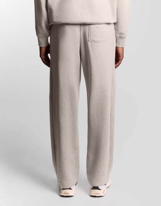 Lyle & Scott loungewear 1/4 zip sweatshirt in  light grey marl 