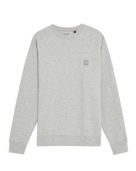 Lyle & Scott  loungewear crew neck pullover in  light grey marl - view 1