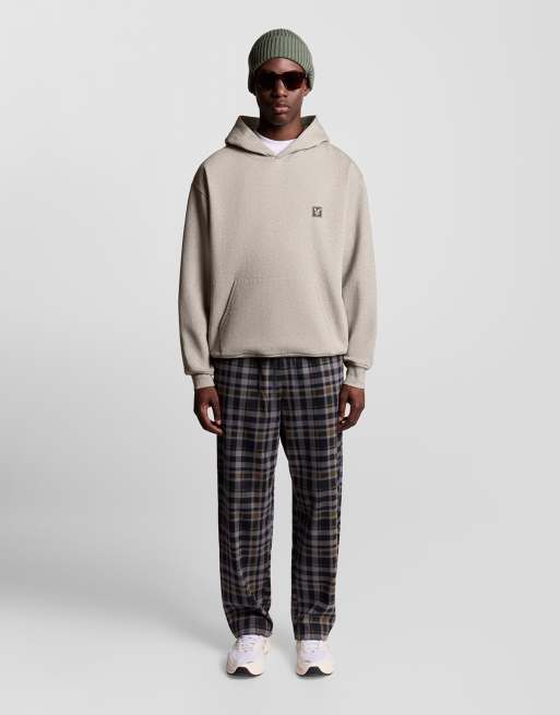 Lyle & Scott Loungewear loungewear pullover hoodie in  oatmeal marl 