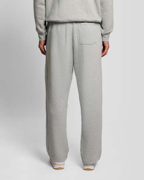 Lyle & Scott Loungewear loungewear straight leg jogger in d24 light grey marl - view 1