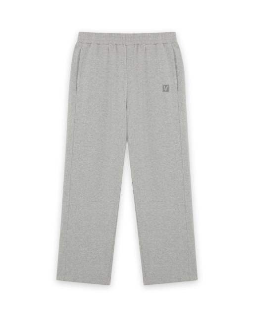 Lyle & Scott Loungewear loungewear straight leg jogger in d24 light grey marl, 2 of 5